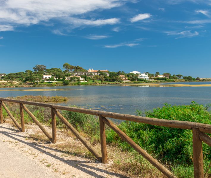 Quinta do Lago landscape, in Algarve, Portugal