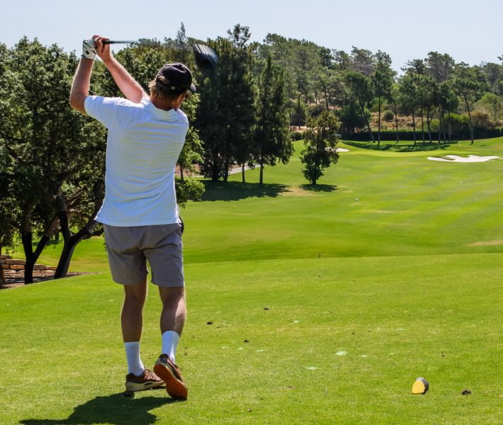 Man Playing Golf - Quinta do Lago - Algarve - Portugal